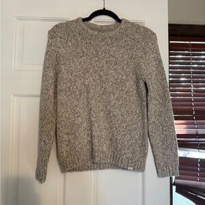 Abercrombie Kids Textured Knit Sweater in Beige